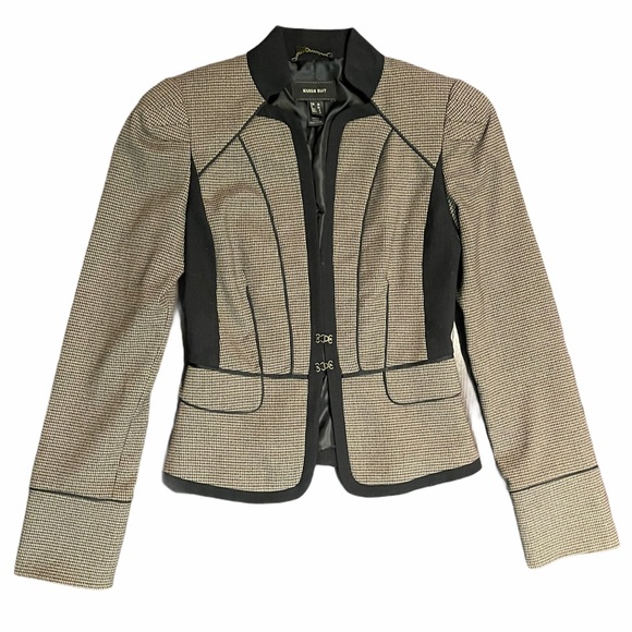 Mango: Peplum Suit Jacket - Picture 4 of 10
